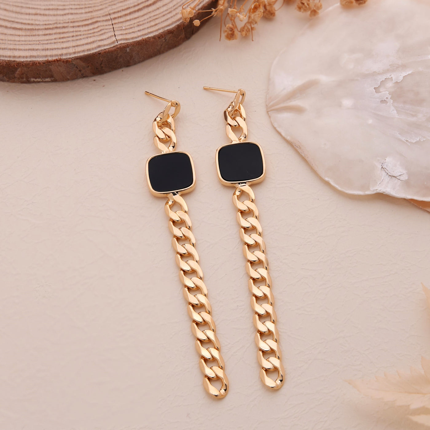 Nichole Chain Earrings