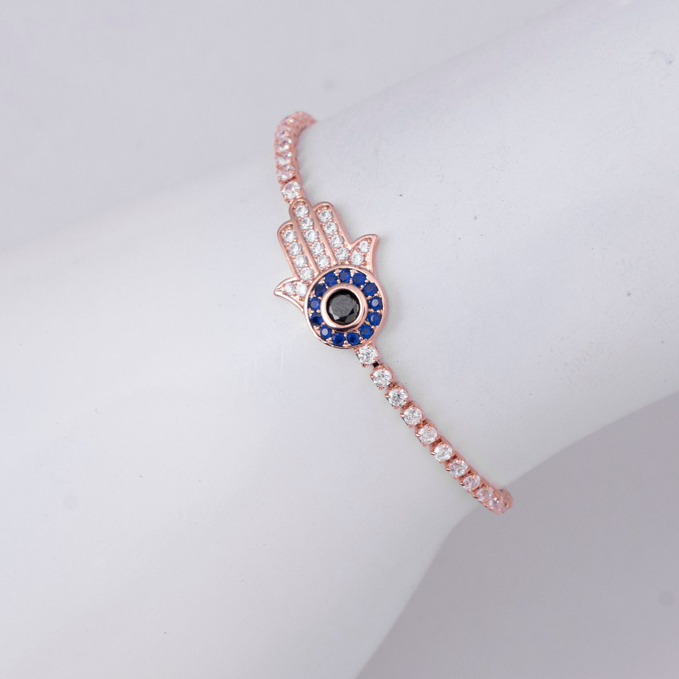 Eye Hamsa Diamond Bracelet - Swashaa