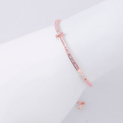 Pink Nail Daimond Bracelet - Swashaa