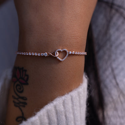 Heart Infinity Bracelet Video - SWASHAA
