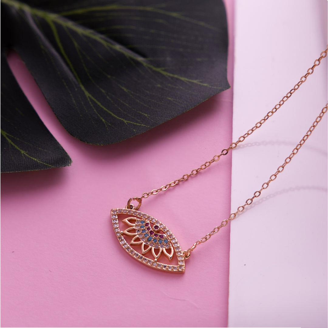 Candella Evil Eye Necklace - Swashaa