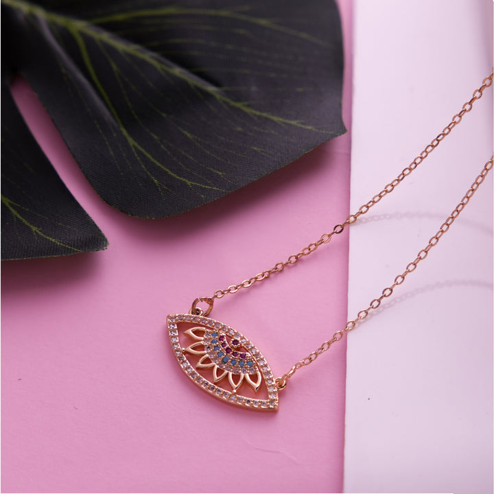 Candella Evil Eye Necklace - Swashaa