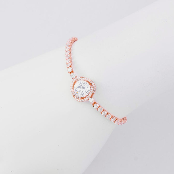 Rose Solitaire Bracelet - Swashaa