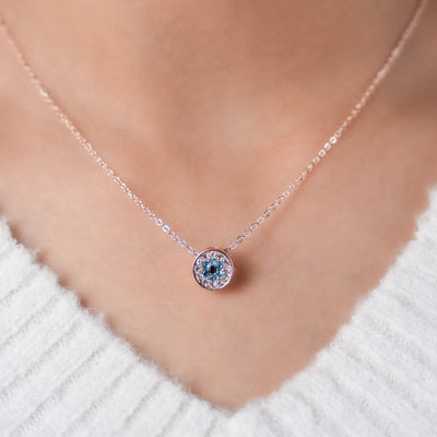 Turquoise Wheel Necklace - Swashaa